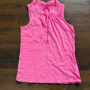 Lilly Pulitzer Bright Pink Sleeveless Blouse
